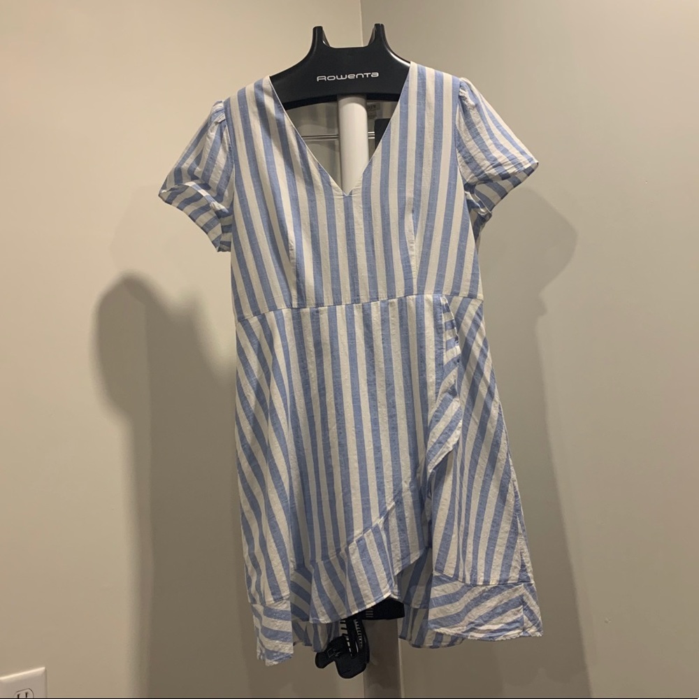 J.Crew short sleeve striped dress!